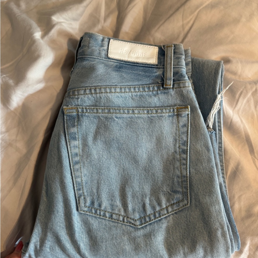 Re/Done mid Rise Blue Jeans Classic Denim